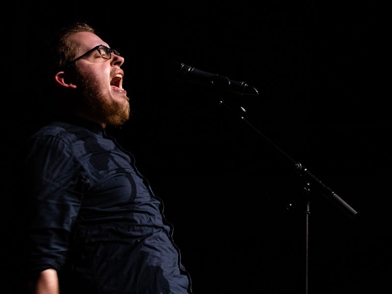 Wortlust Poetry Slam - Jonas Helmich Foto: der Fotowikinger